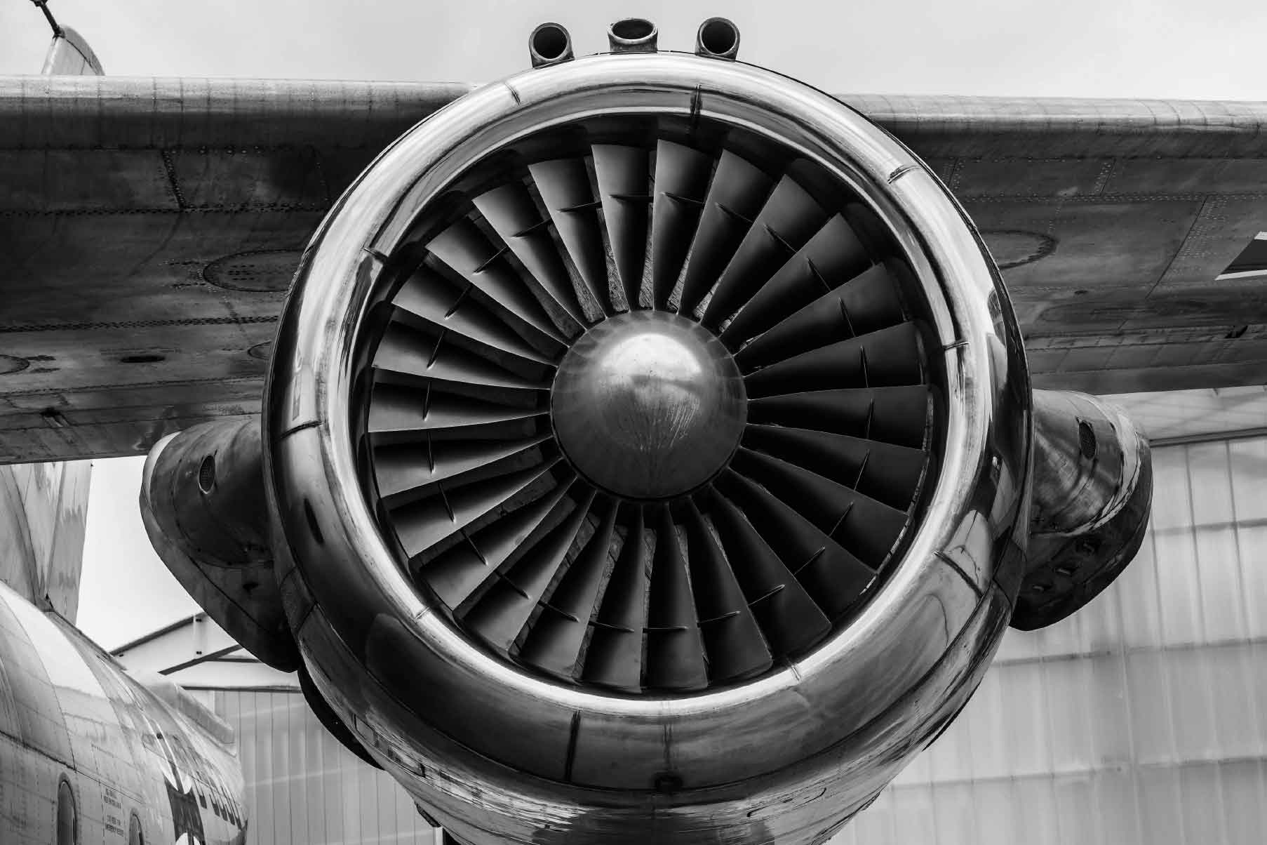 jet-engine Close up of a jet engine.